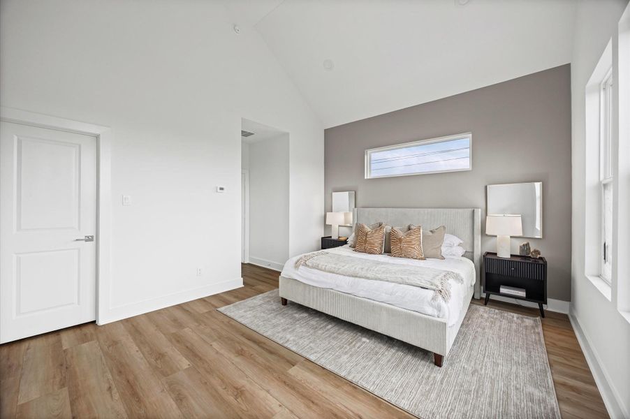 Furnished interior view inside a new home in , Houston (Image 9). Furnished interior view inside a new home in , Houston (Image 9).