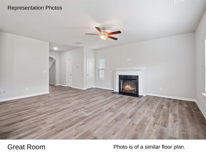Spacious, unfurnished interior of a new home in StoneyGreen Homes, Charlotte (Image 10).