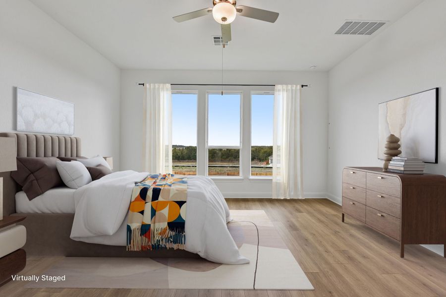 Representative furnished interior of a home built from the Piedmont by Taylor Morrison in Santa Rita Ranch, Liberty Hill (Image 14). Representative furnished interior of a home built from the Piedmont by Taylor Morrison in Santa Rita Ranch, Liberty Hill (Image 14).