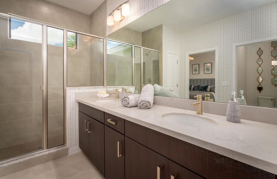 Furnished interior view inside a new home in Tradition - Cadence - Townhomes, Port St. Lucie (Image 6).