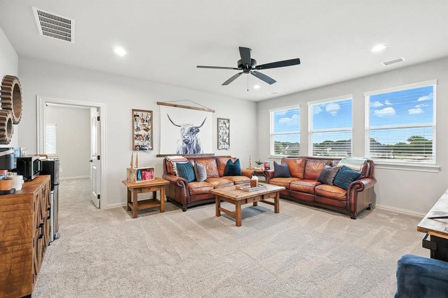 Furnished interior view inside a new home in , Justin (Image 5). Furnished interior view inside a new home in , Justin (Image 5).