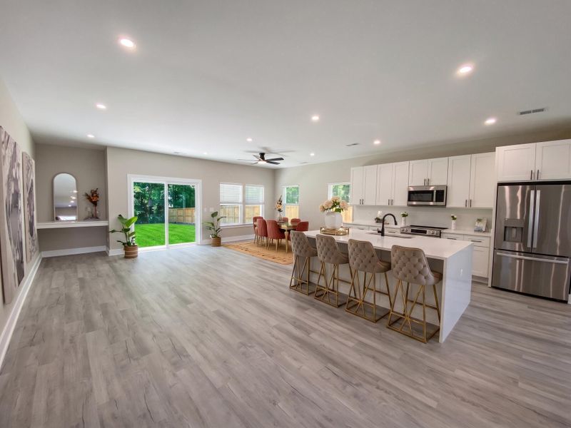 Furnished interior view inside a new home in , North Charleston (Image 14).