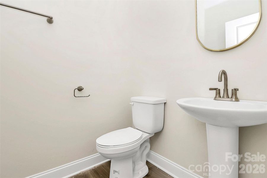 Half Bath on Main Floor
