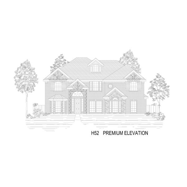 Representative rendering of the exterior for the Stonehaven 2FS by First Texas Homes (Image 17). Representative rendering of the exterior for the Stonehaven 2FS by First Texas Homes (Image 17).