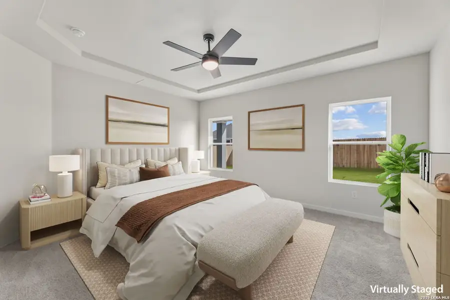 Furnished interior view inside a new home in Hickory Ridge, Elmendorf (Image 4).