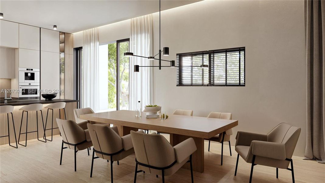 Furnished interior view inside a new home in , North Bay Village (Image 4).