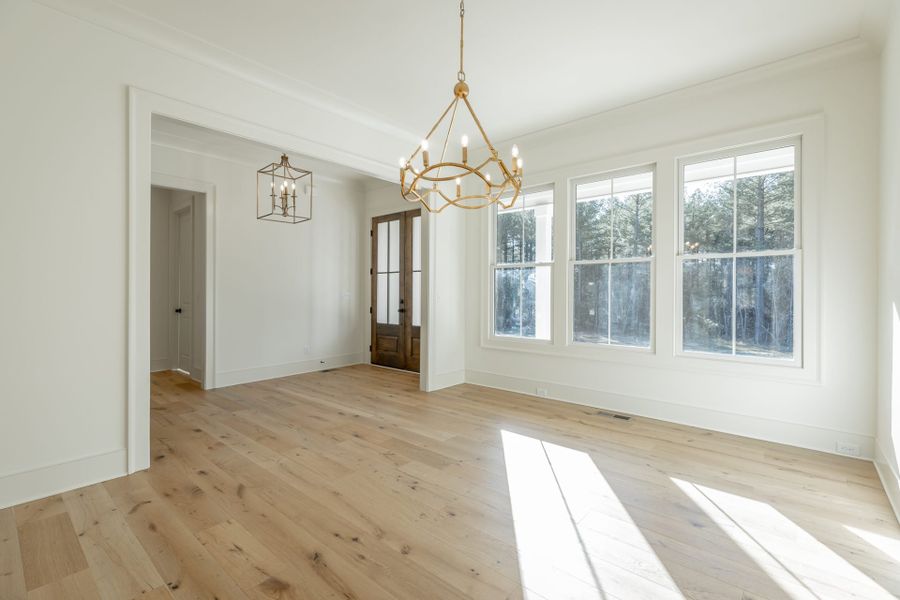 Representative unfurnished interior of a home built from the Summerbrook by Riverstone Construction, LLC in River Gorge Ranch, River Gorge Ranch (Image 23).