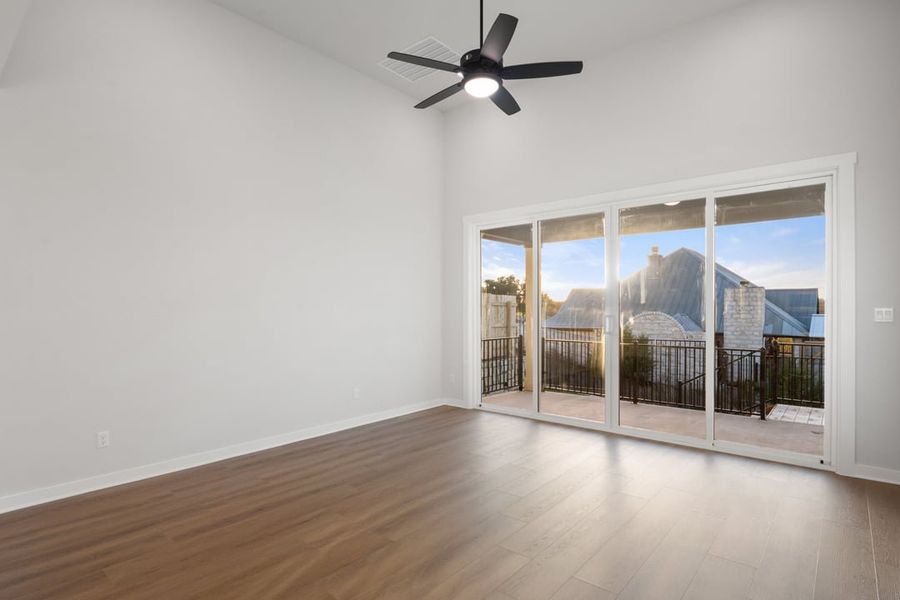 Spacious, unfurnished interior of a new home in Terrace Collection at Lariat, Liberty Hill (Image 34).