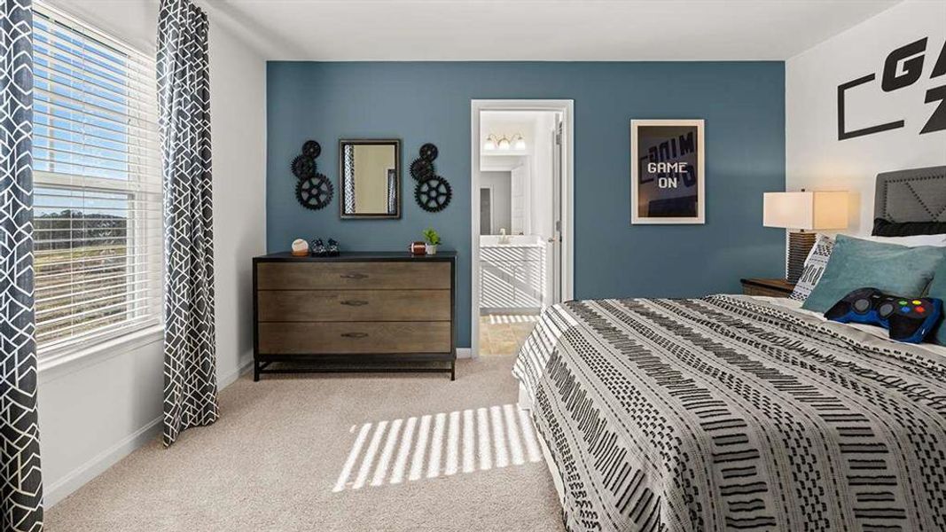 Furnished interior view inside a new home in Heritage Pointe, Senoia (Image 29).