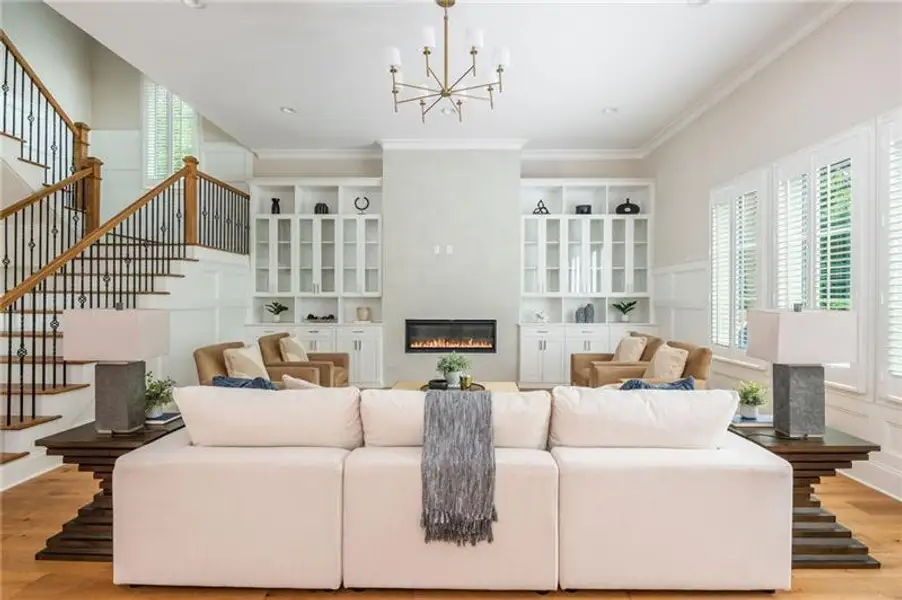 Furnished interior view inside a new home in , Brookhaven (Image 12).