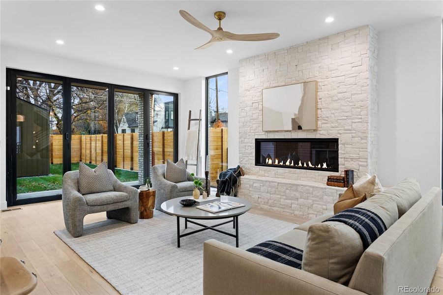 Furnished interior view inside a new home in , Denver (Image 12).