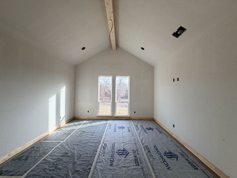 In-progress construction of a new home in Saddle Crest Estates, Weatherford, TX (Image 31).