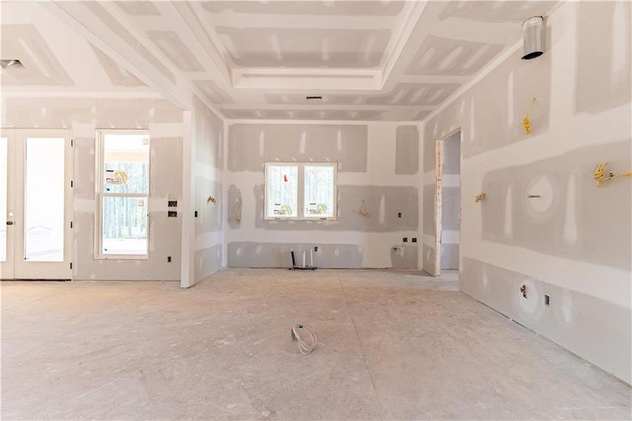 In-progress construction of a new home in , Monroe, GA (Image 18).