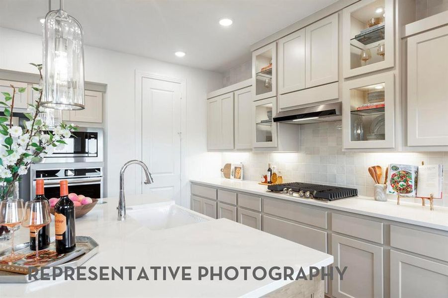 Furnished interior view inside a new home in Waterscape, Royse City (Image 32).