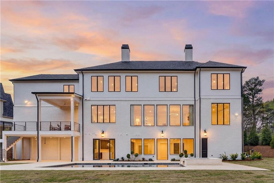 Front exterior of a new home in , Marietta, GA, highlighting curb appeal (Image 27).