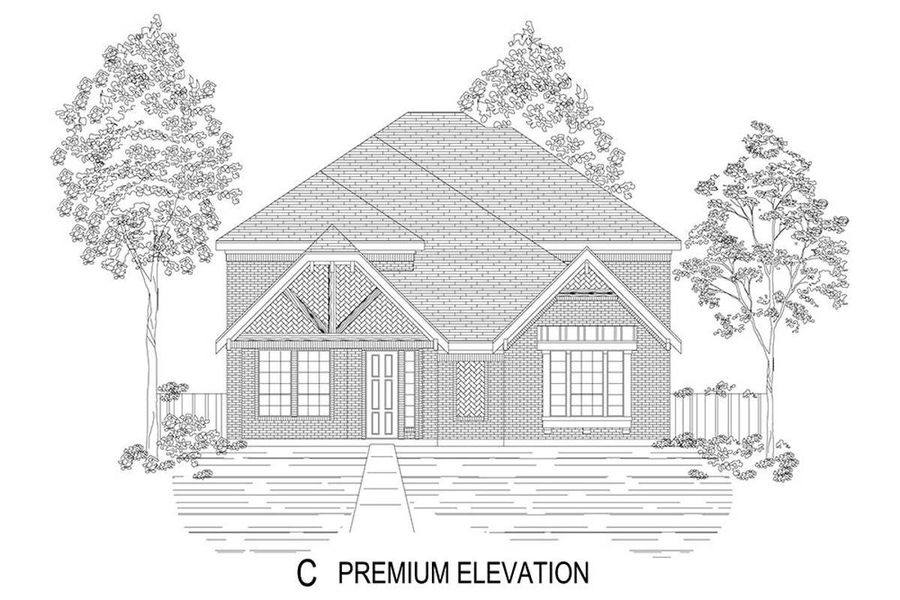 Representative rendering of the exterior for the Overton R (w/Media) by First Texas Homes (Image 6). Representative rendering of the exterior for the Overton R (w/Media) by First Texas Homes (Image 6).