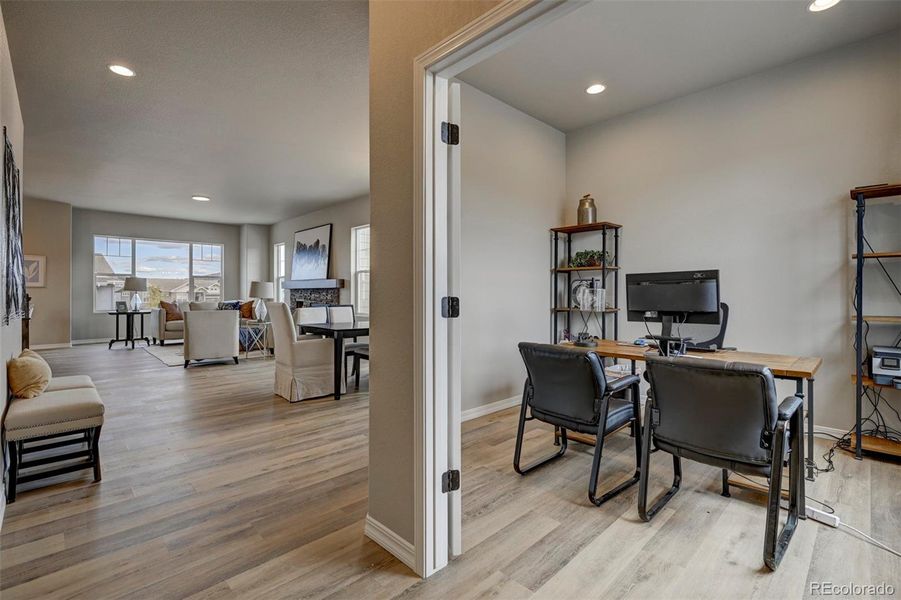 Furnished interior view inside a new home in , Colorado Springs (Image 27).
