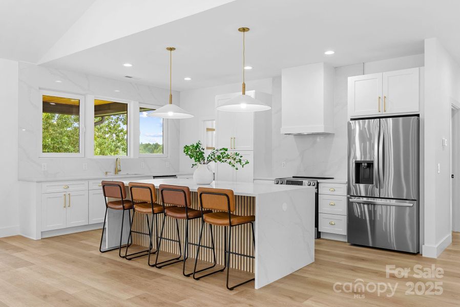 Furnished interior view inside a new home in , Mills River (Image 13).