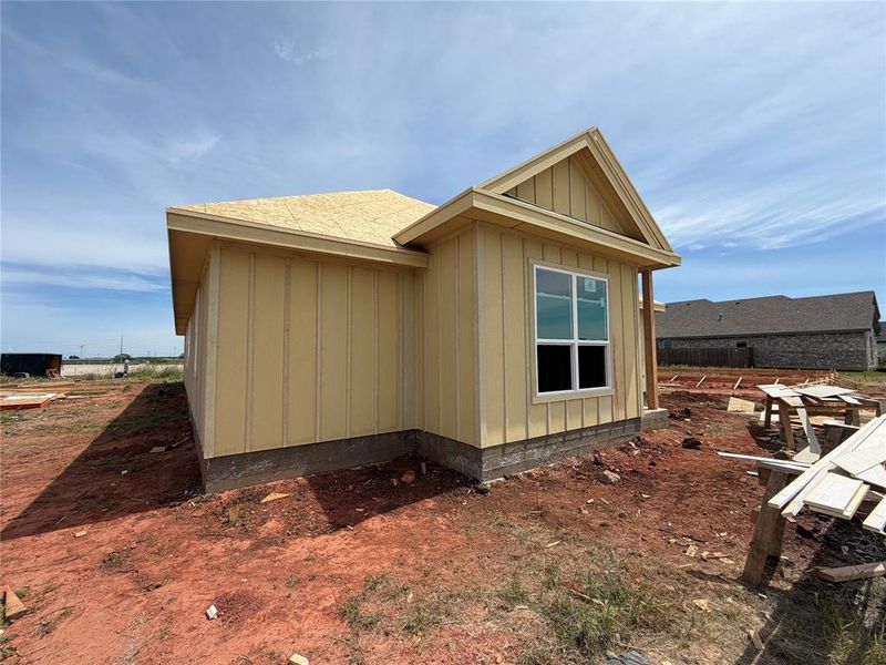 In-progress construction of a new home in , Clyde, TX (Image 3).