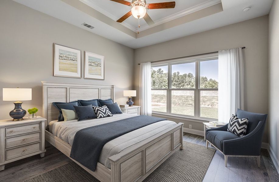 Representative furnished interior of a home built from the Mulberry by Beazer Homes in Marshfield: Reserve Collection, Longs (Image 8). Representative furnished interior of a home built from the Mulberry by Beazer Homes in Marshfield: Reserve Collection, Longs (Image 8).