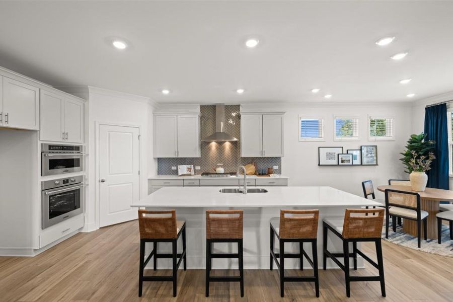 Furnished interior view inside a new home in Twelve Parks 55+, Sharpsburg (Image 4).