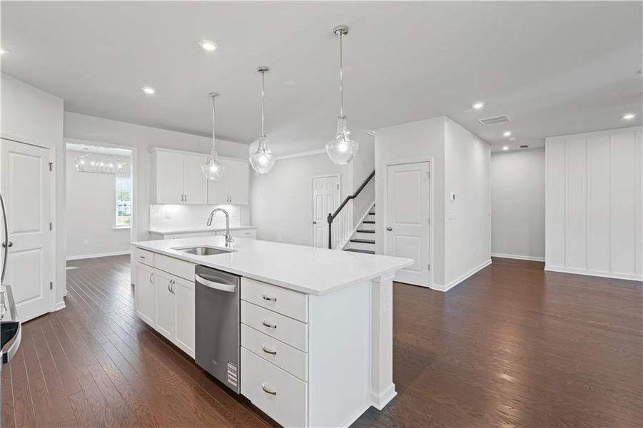 Furnished interior view inside a new home in Berkeley Mill, Cumming (Image 10). Furnished interior view inside a new home in Berkeley Mill, Cumming (Image 10).