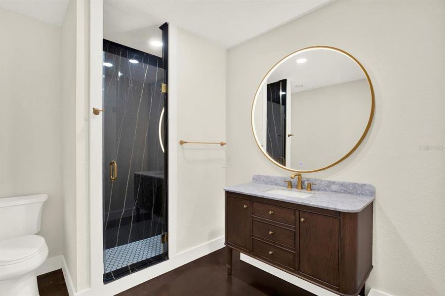 Furnished interior view inside a new home in , Webster (Image 8).