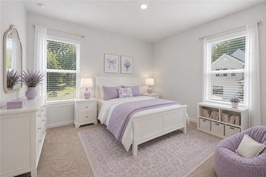 Furnished interior view inside a new home in , Grayson (Image 10).