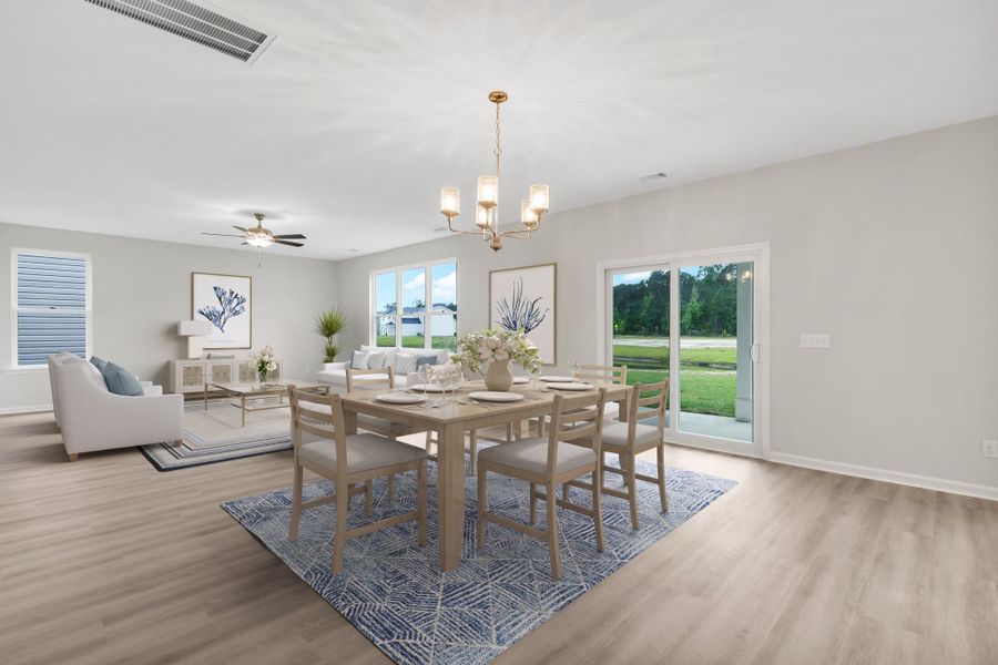 Representative furnished interior of a home built from the The Brookhaven by Smith Family Homes in Ramsey Landing, Rincon (Image 7).