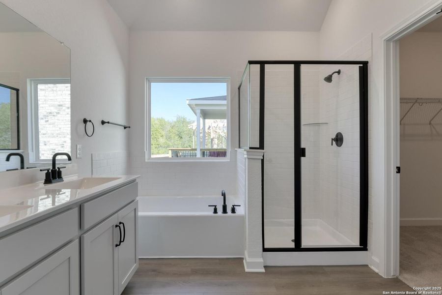 Furnished interior view inside a new home in Arcadia Ridge, San Antonio (Image 12). Furnished interior view inside a new home in Arcadia Ridge, San Antonio (Image 12).