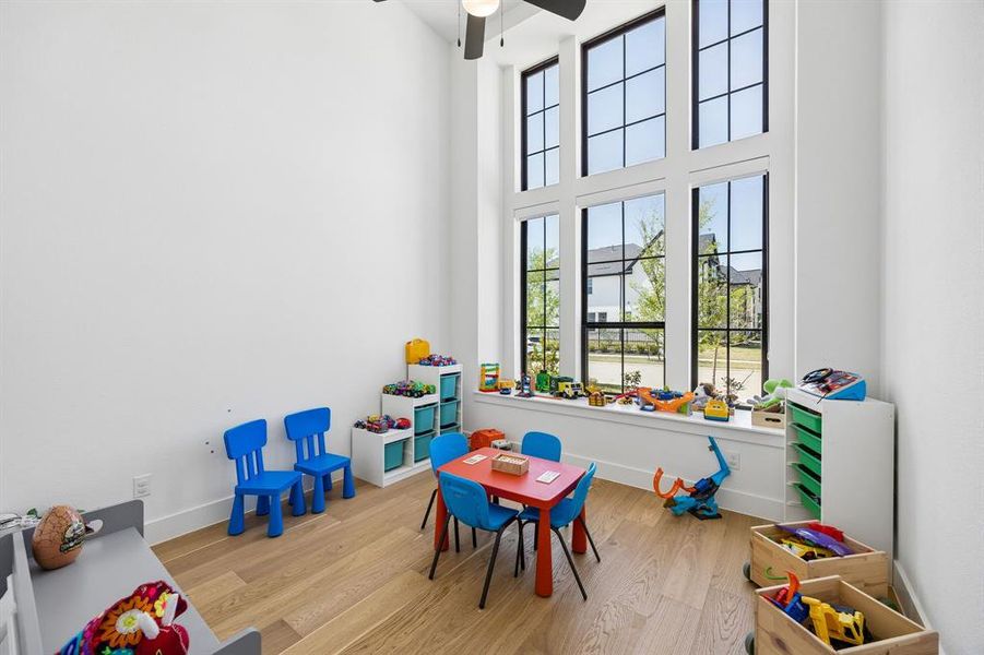 Secondary bedroom on first floor. Secondary bedroom on first floor.