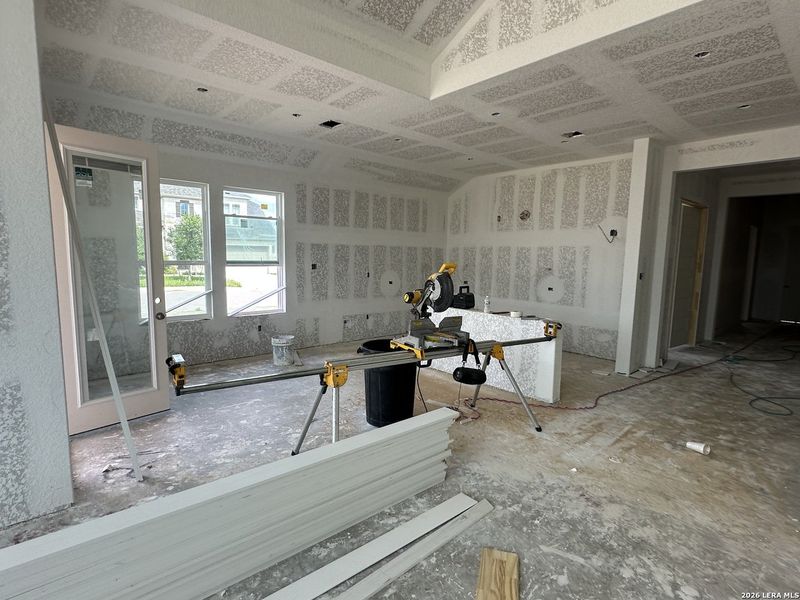 In-progress construction of a new home in Stillwater Ranch, San Antonio, TX (Image 34). In-progress construction of a new home in Stillwater Ranch, San Antonio, TX (Image 34).