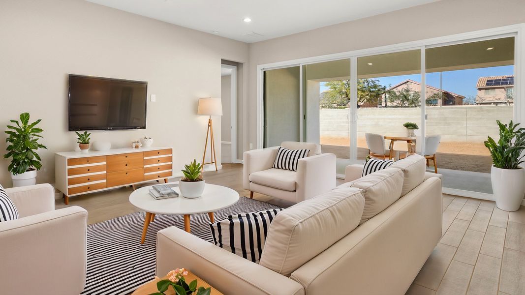 Furnished interior view inside a new home in Zanjero Pass, Waddell (Image 7).