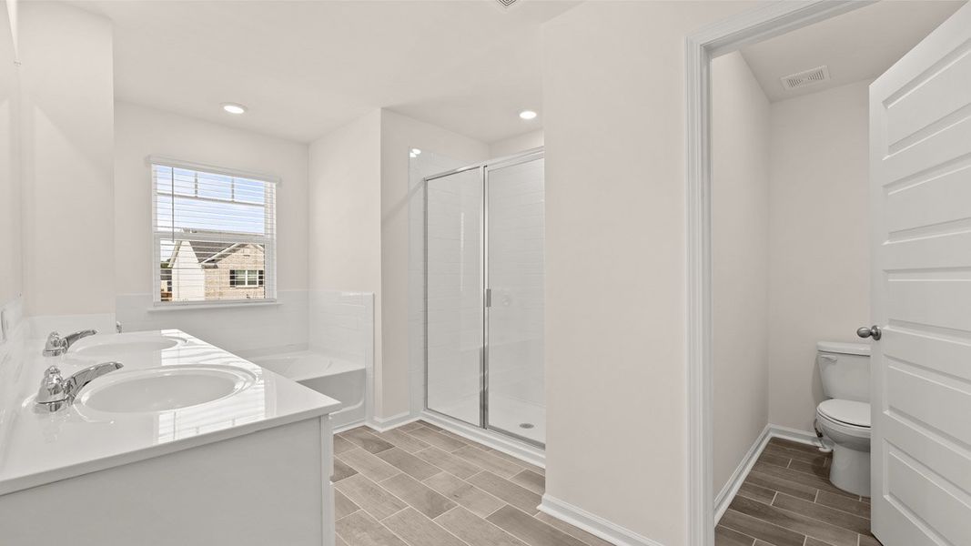 Representative furnished interior of a home built from the Iberville by D.R. Horton in Independence, Loganville (Image 7).