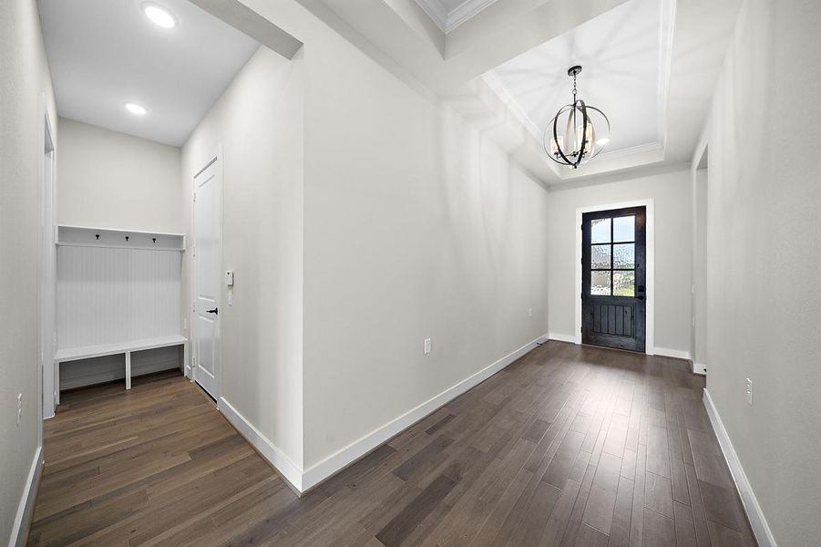 Representative unfurnished interior of a home built from the Sweet Clover by Caldwell Homes in Chambers Creek, Willis (Image 11). Representative unfurnished interior of a home built from the Sweet Clover by Caldwell Homes in Chambers Creek, Willis (Image 11).