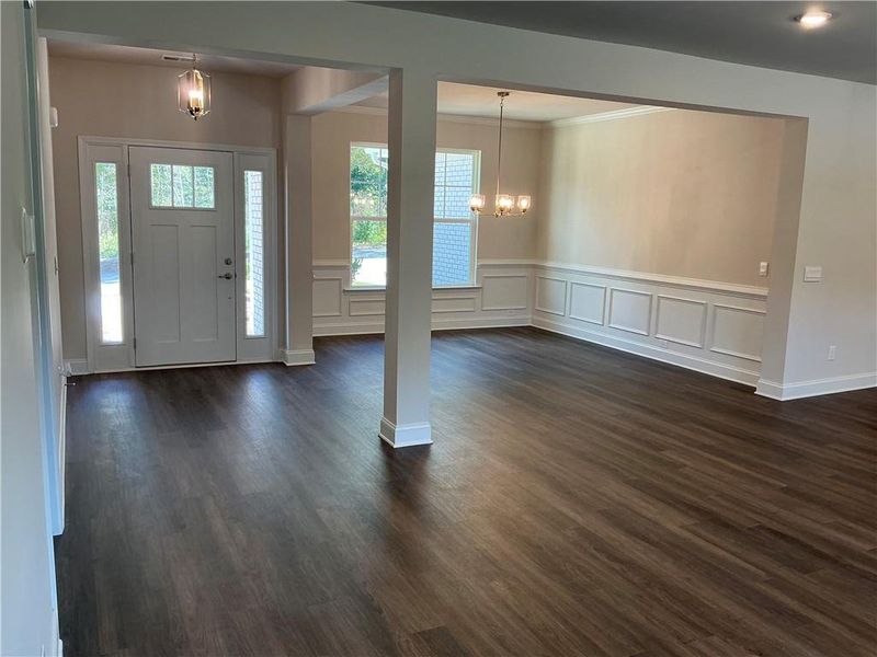 Spacious, unfurnished interior of a new home in Park Place, Bowdon (Image 8). Spacious, unfurnished interior of a new home in Park Place, Bowdon (Image 8).