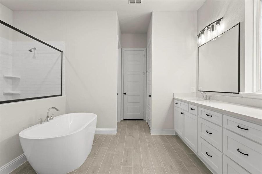 Furnished interior view inside a new home in Talia, Mesquite (Image 7). Furnished interior view inside a new home in Talia, Mesquite (Image 7).