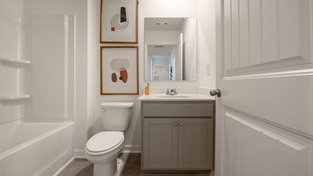 Furnished interior view inside a new home in Harvest Park, Decatur (Image 14).