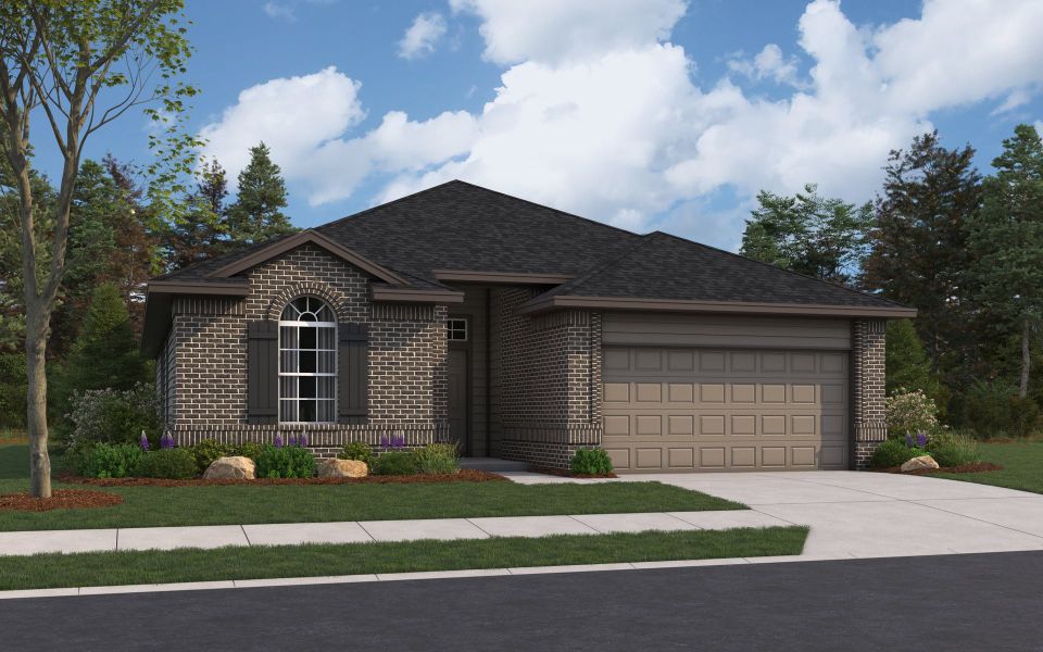 Rendering of floor plan. Colors and features may differ from shown representation.