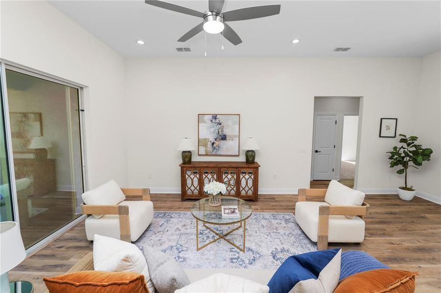 Furnished interior view inside a new home in , Sebring (Image 40). Furnished interior view inside a new home in , Sebring (Image 40).