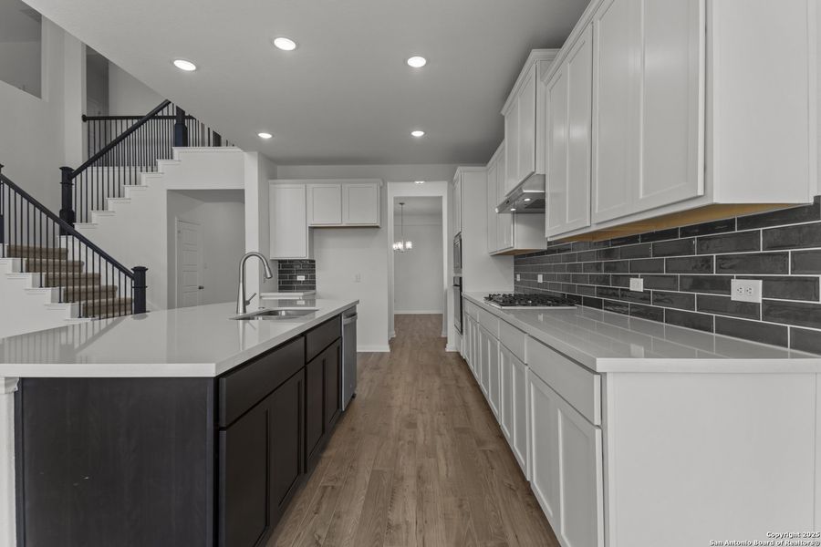 Furnished interior view inside a new home in Stillwater Ranch 60', San Antonio (Image 11).