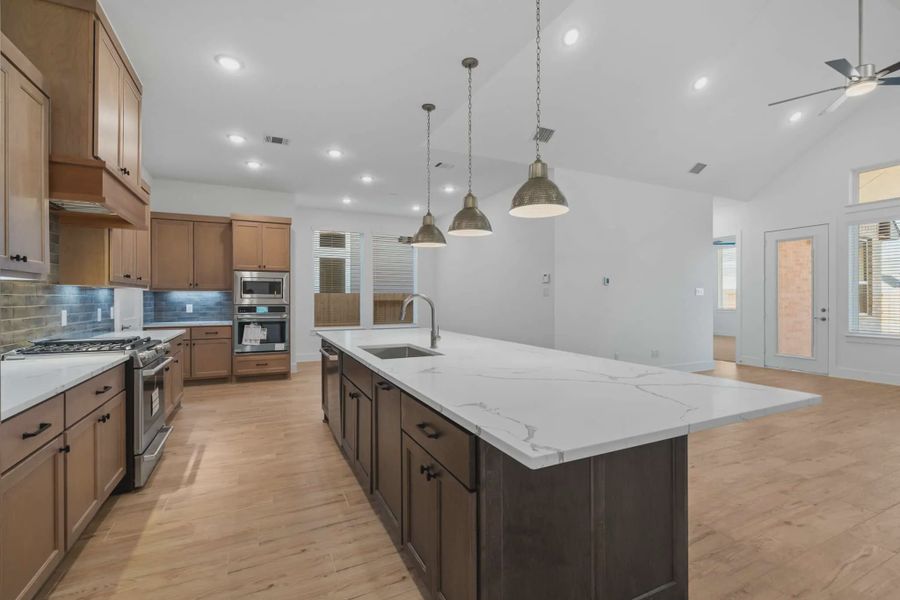 Representative furnished interior of a home built from the Brentwood by Chesmar Homes in Fulshear Lakes, Fulshear (Image 6).