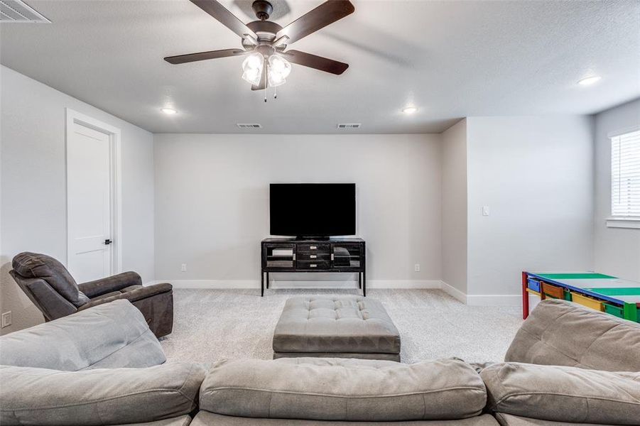 Second floor living room