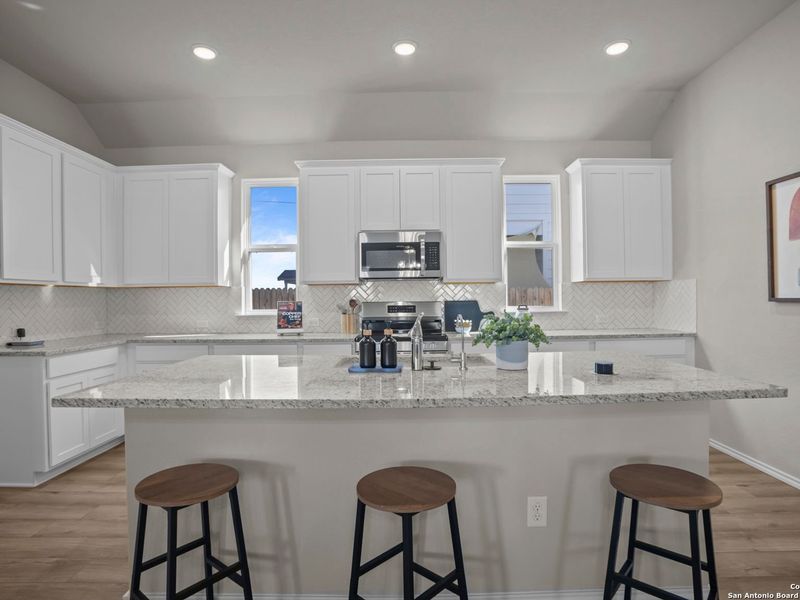 Furnished interior view inside a new home in Hannah Heights, Seguin (Image 13).