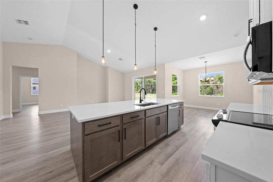 Furnished interior view inside a new home in , Kissimmee (Image 3).