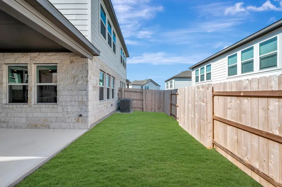 Exterior details and patio area of a home in Park Central, Georgetown (Image 3). Exterior details and patio area of a home in Park Central, Georgetown (Image 3).