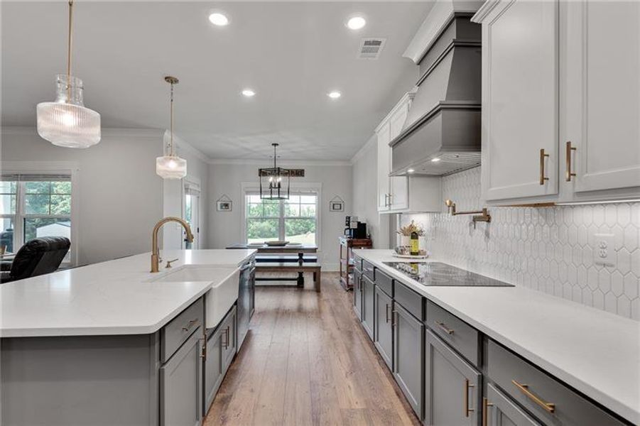 Furnished interior view inside a new home in Alcovy Station, Covington (Image 11).