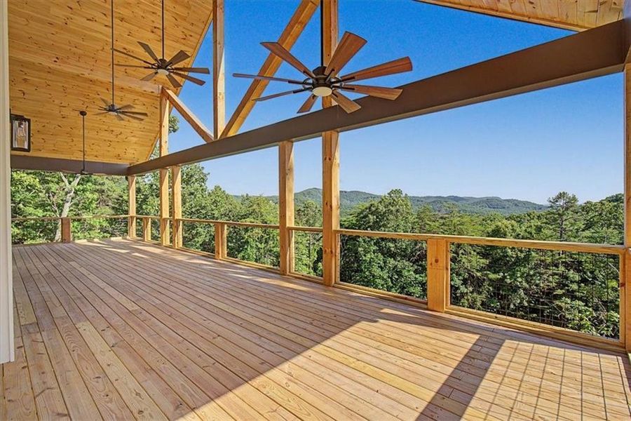 Exterior details and patio area of a home in , Ranger (Image 3).
