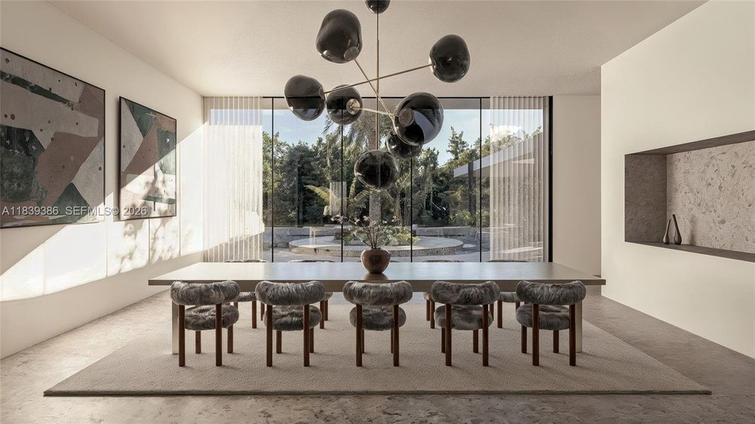 Furnished interior view inside a new home in , Southwest Ranches (Image 5).