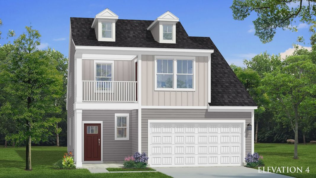 DRB Homes Freesia Home Plan Elevation 4